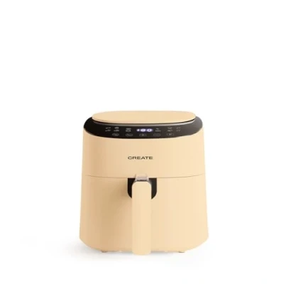 Imagen de CREATE/FRYER AIR PRO COMPACT/Freidora de aire Sin aceite 3,5 L Arena / 8 Programas, Pantalla visión angular, aceites ni grasas, Sistema circulacion 360º, 1300W