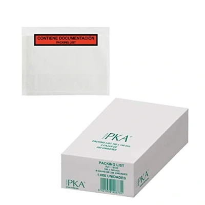 Imagen de Dohe Packing List 180x140 mm (1000 uds.), Sobres Portadocumentos Autoadhesivos, Material de Oficina