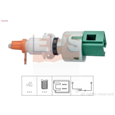 Imagen de FACET 7.1249 Conmutador, accionamiento embrague (control veloc.) Made in Italy OE Equivalent