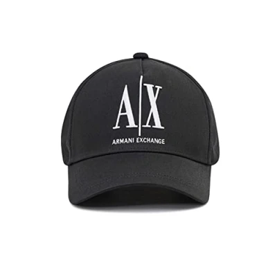 Imagen de Armani Exchange Baseball Gorra, Talla: One Size, Nero/black