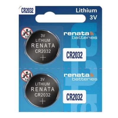 Imagen de Renata CR2032 Pilas de botón litio 3 V 2032 (2 unidades)