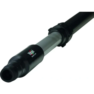 Imagen de Vikan 297152C Mango de Aluminio Telescópico con Paso Agua, Click, 1060 1600 mm, 32 mm Diámetro, Negro, Caja 5
