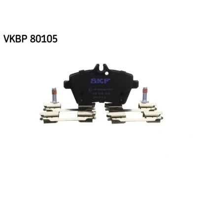 Imagen de SKF VKBP 80105 Juego de pastillas freno preparado para indicador desgaste con accesorios
