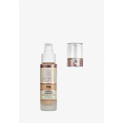 Imagen de Makeup Revolution, IRL Filter Longwear Foundation, Medium to Full Coverage, F10, 23ml