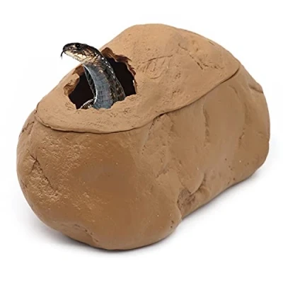 Imagen de Svauoumu Cueva de Serpiente Tortuga Reptil Escondite Adecuado para Geckos Tortugas Serpientes Camaleones Anfibios HáBitat DecoracióN Accesorios
