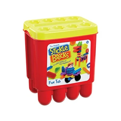 Imagen de Stickle Bricks TCK07000 Hasbro Stick Fun Tub, Multi Color