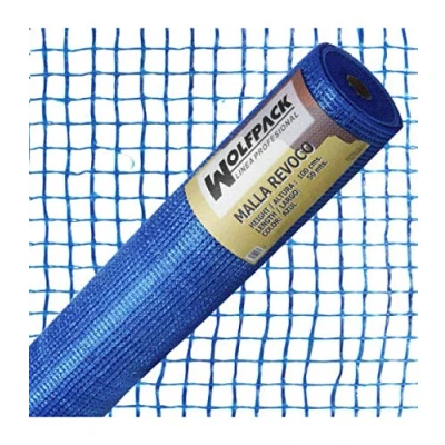 Imagen de WOLFPACK LINEA PROFESIONAL Malla Revoco Azul Rollo 50 mt. x 1 metro. Luces 10x10 mm.
