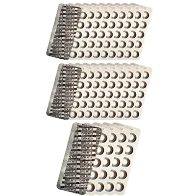 Imagen de harren24 Pastillas de prueba para fotómetros DPD 1 Cloro, DPD3, DPD4 Oxígeno Activo, Alcalinidad M, CYA, Rojo Fenol Valor en pH Comprobador agua piscina 50/100/250/500x (DPD3 / 250x)