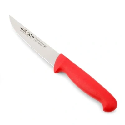 Imagen de Arcos Serie 2900 Cuchillo Cocina Hoja de Acero Inoxidable Nitrum 130 mm Mango inyectado en Polipropileno Color Rojo