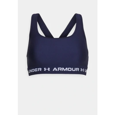 Imagen de Under Armour Crossback BRA Sujetadores deportivos con sujeción media, Mujer, Talla: XS, Midnight navy/white