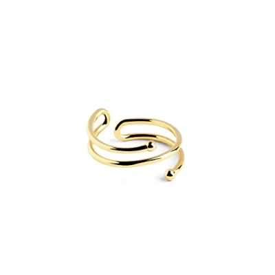 Imagen de Singularu Anillo Double DOT Anillo, Mujer, Talla: One Size, Oro