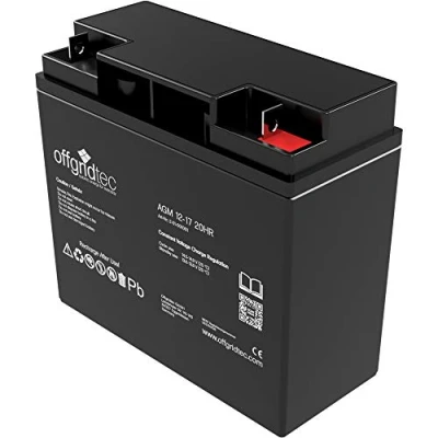 Imagen de Offgridtec AGM Solar Batería para aplicaciones cíclicas 17 Ah 12 V, 2 01 001001