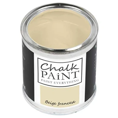 Imagen de Chalk Paint Everything® Pintura tiza Beige Francese vuelva a dar color fácilmente todo tipo de material sin lijar (250 ml)