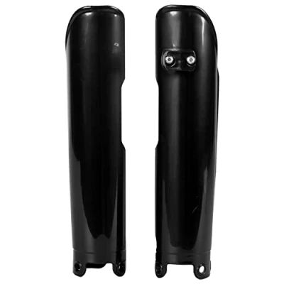 Imagen de Polisport 8399000001 Juego de Protectores Horquilla Fabricado en Polipropileno Resistente a los Impactos sin herrajes Compatible con Motocicletas KTM Color Negro