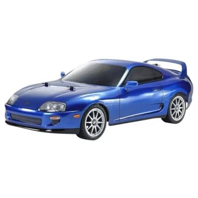 Imagen de TAMIYA 58733 1:10 RC Toyota Supra (JZA80) BT 01 2WD Coche teledirigido, vehículo RC, construcción de maquetas, Kit para Montar, aficiones, Manualidades, fabricación maquetas