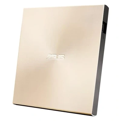 Imagen de ASUS ZenDrive U8M: Grabadora DVD externa con interfaz USB de tipo C (compatible Windows y Mac OS, soporte M DISC, incluye soluciones completas copia seguridad) Oro