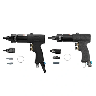 Imagen de pistola de remachadora neumática aire remachadoras sacatuercas automática herramienta tuerca remache (M8/M10)