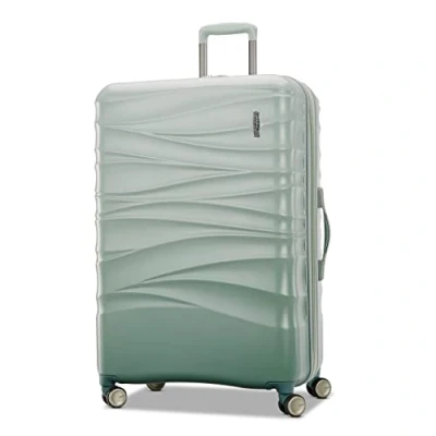 Imagen de American Tourister Cascade Maleta rígida expandible con Ruedas giratorias, Verde Salvia, 20 Inch Spinner, Hardside Equipaje giratorias