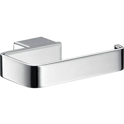 Imagen de Emco Loft 50000101 Portarrollos de Papel higiénico, Cromado, sin Tapa, Soporte para Rollo Pared, Aluminio, Acero, Talla única