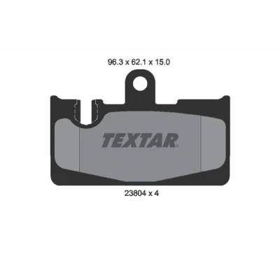 Imagen de TEXTAR 2380401 Juego de pastillas freno preparado para indicador desgaste LEXUS: LS III