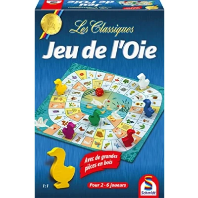 Imagen de Schmidt Jeu de société l&#039;oie pion Bois