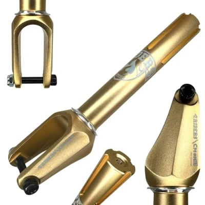 Imagen de F26 Chilli Pro Scooters Stunt Scooter Fork Trick Roller Horquilla de repuesto para tuning IHC I SCS HIC apto ruedas 100 110 120 mm (Raiders Choice Gold)