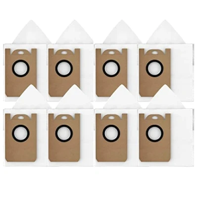 Imagen de GYing 8 bolsas de polvo a prueba fugas para robot aspirador Laresar L6 Pro