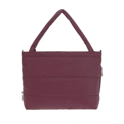 Imagen de LÄSSIG Bolso cambiador para bebé con fijación cochecito de bebé, color rojo