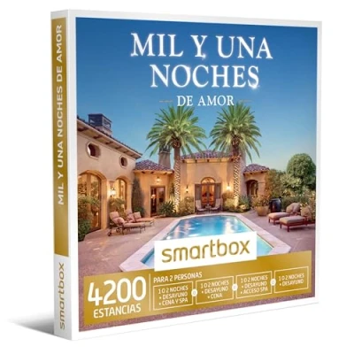 Imagen de Smartbox Caja Regalo Mil y una Noches de Amor Idea 1 o 2 con Desayuno para Personas