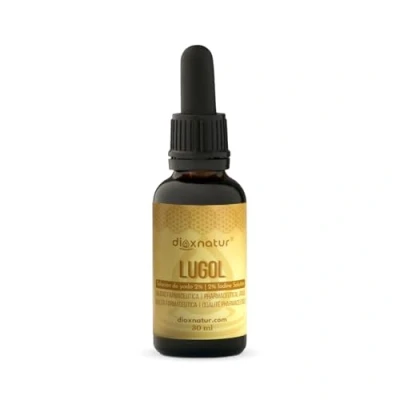 Imagen de DIOXNATUR® Solución de Lugol 2% Calidad Farmacéutica 30ml Yodo y Yoduro Potasio con Pipeta Dosificadora Precisa