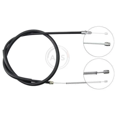 Imagen de A.B.S. K10976 Cable de Freno Mano 1570 Tambor para dirección izquierda/derecha RENAULT: 19 II Hatchback