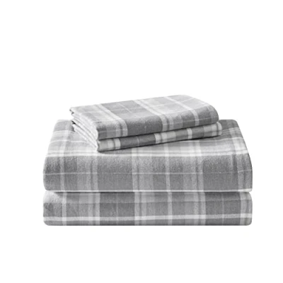 Imagen de Laura Ashley Mulholland Juego de sábanas, Doble, Color Gris, Plein