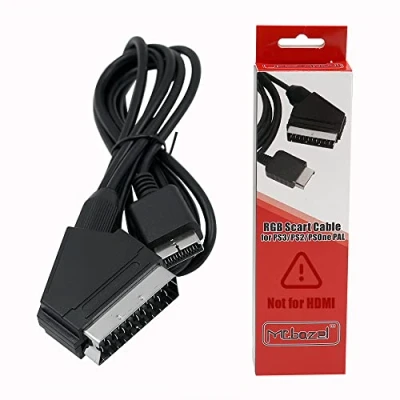 Imagen de Gam3Gear Mcbazel RGB Scart Cable AV con Caja de Color para PS3 / PS2 PSOne PAL