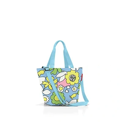 Imagen de reisenthel shopper Amplia bolsa de la compra y elegante bolso mano en uno Hecho material repelente al agua, Couleur:florist lagoon