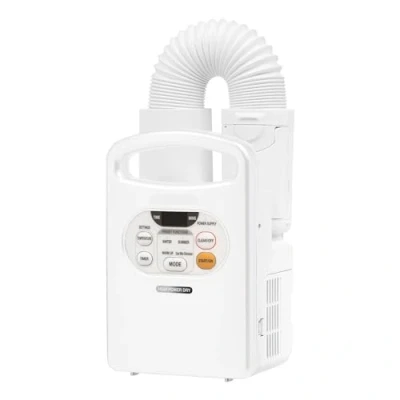 Imagen de Iris Ohyama, Calentador, secador y desinfectador eléctrico de mantas 3 en 1, 560W, Manguera extensible, modo eliminación ácaros, Para ropa cama, zapatos FK C2 Blanco