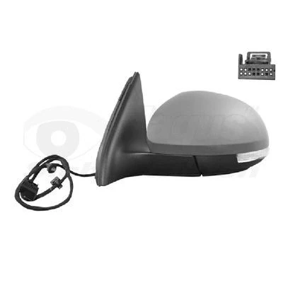 Imagen de espejo retrovisor Van Wezel 5745807 izquierda imprimado completo, asférico, para ajuste elect. espejo, calefactable VOLKSWAGEN: Tiguan I