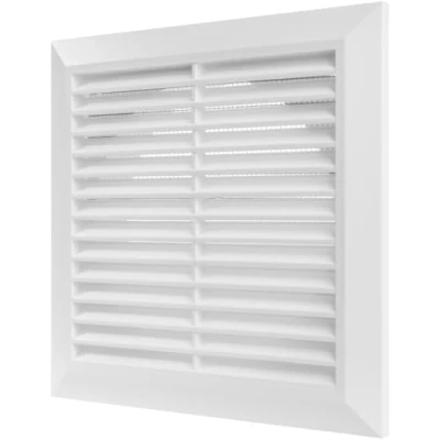 Imagen de Vent Systems Conducto de 6 pulgadas Cubierta ventilación exterior 8 x Tubo escape baño blanca para secadora al aire libre Blanco