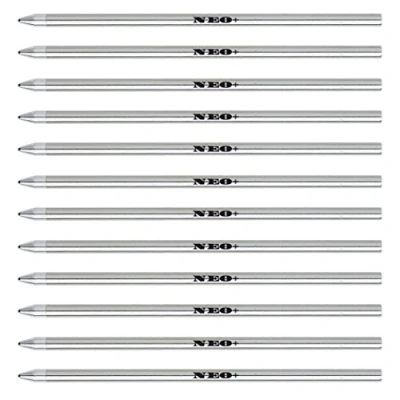 Imagen de Lote de 12 Recambios TINTA para bolígrafos tamaño micro mini bolígrafo compatible con: Swarovski, Cross, Cartier, Lamy, Faber Castell, Zebra, Tombow (12 x AZUL)