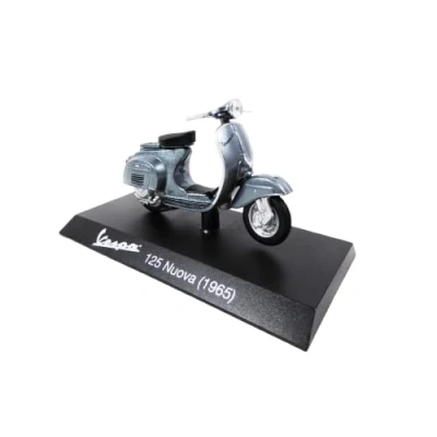 Imagen de OPO 10 Colección Scooter en Miniatura 1/18 Compatible con Piaggio Vespa 125 Nuova Gris Oscuro 1965 Ves0023