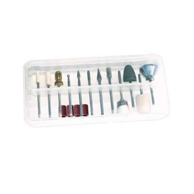 Imagen de fresas para uñas Comfort Set Promed, 12 Piezas Fresas, Kit de Punto, diseño con dimensiones estándar 2.332 mm a 2.350 manicura y pedicura