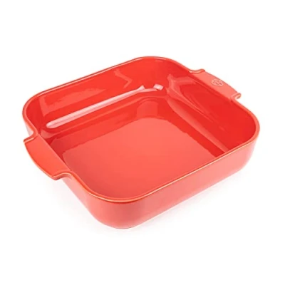 Imagen de Peugeot Saveurs PSP60176 60176 Appolia Plana Horno Cuadrado 28, Rojo, 4863 milliliters, cerámica