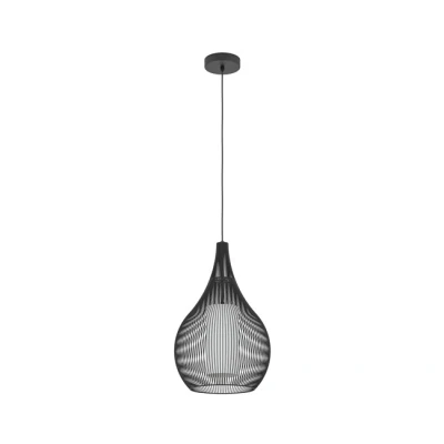 Imagen de EGLO Razoni 1 lámpara colgante, luz, negro