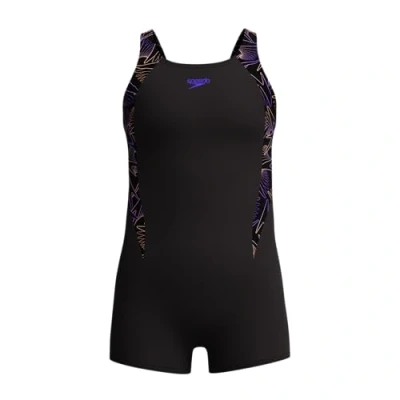 Imagen de Speedo HyperBoom Splice Traje de baño para Niñas, Bright Peach, 5 6 años