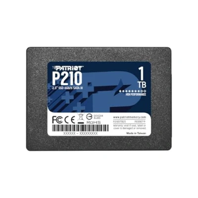 Imagen de Patriot P210 SSD 1TB SATA III Disco Sólido Interno 2.5&quot; P210S1TB25