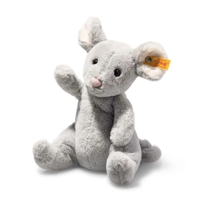 Imagen de Steiff 056246 Soft Cuddly Friends Cheesy Ratón, Gris Violeta, 19 cm
