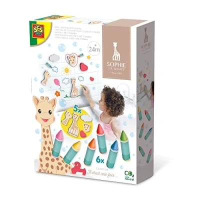 Imagen de SES Creative Sophie la Girafe Ceras para el baño con Formas (14498)