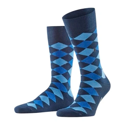 Imagen de Burlington Danny M So algodón estampados 1 par, Calcetines Hombre, Azul Marine 6120, 40 46