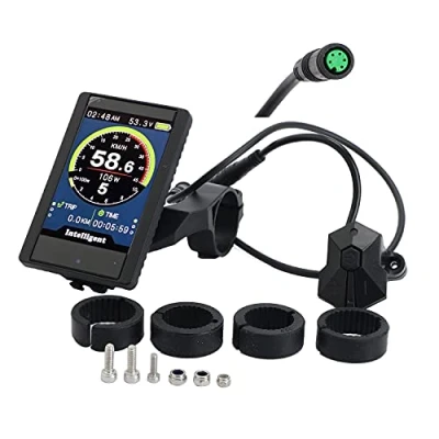 Imagen de Forbestcy Ebike Unidad de control pantalla LCD repuesto 500C P850C 860C 750C ble DPC18, enchufe hembra 5 pines para Bafang BBS01 BBS02 BBSHD Kit motor (Com.Protocol UART)