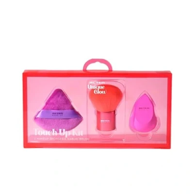 Imagen de Beter Set Brocha Kabuki y Esponjas de Maquillaje Unique Glow, para Rostro Cuerpo, Esponja Libre Látex Borla Polvos, Beauty Blender, Regalo, Navidad