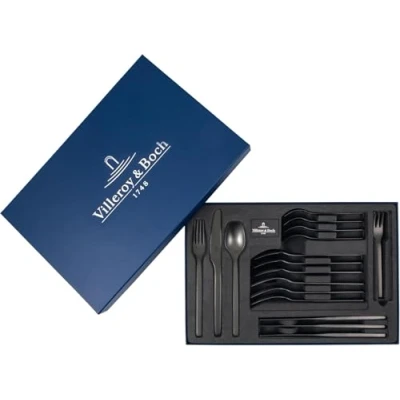 Imagen de Villeroy &amp; Boch Cutlery Set Manufacture Rock Black 20 piece